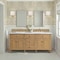 James Martin Vanities 72'' Double Vanity, Light Natural Oak w/ 3 CM White Zeus Quartz Top 424-V72-LNO-3WZ - alternate 4